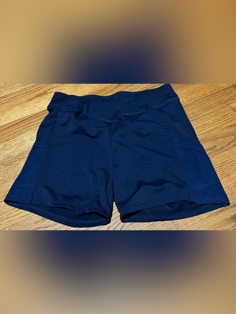 SHEIN Navy Athletic Women's Stretch Shorts